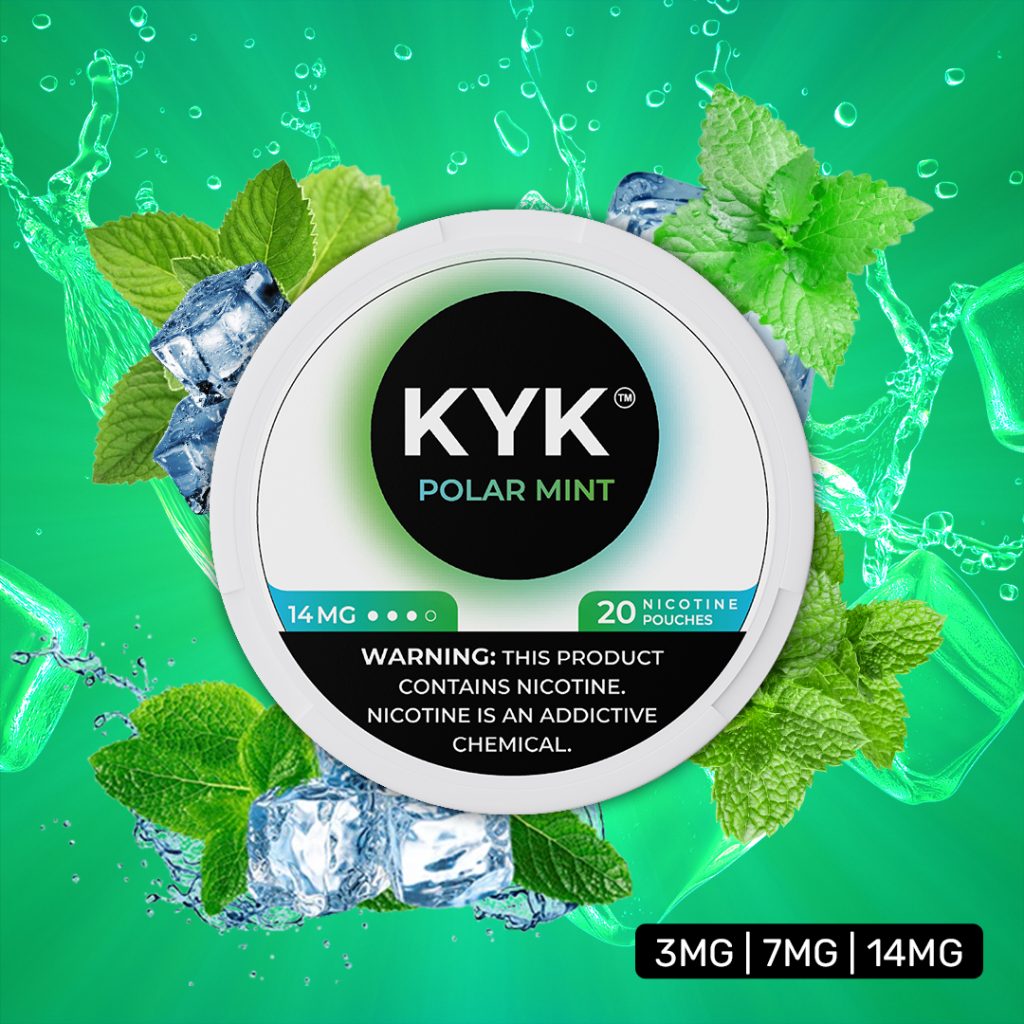 KYK Polar Mint Nicotine Pouch 7mg
